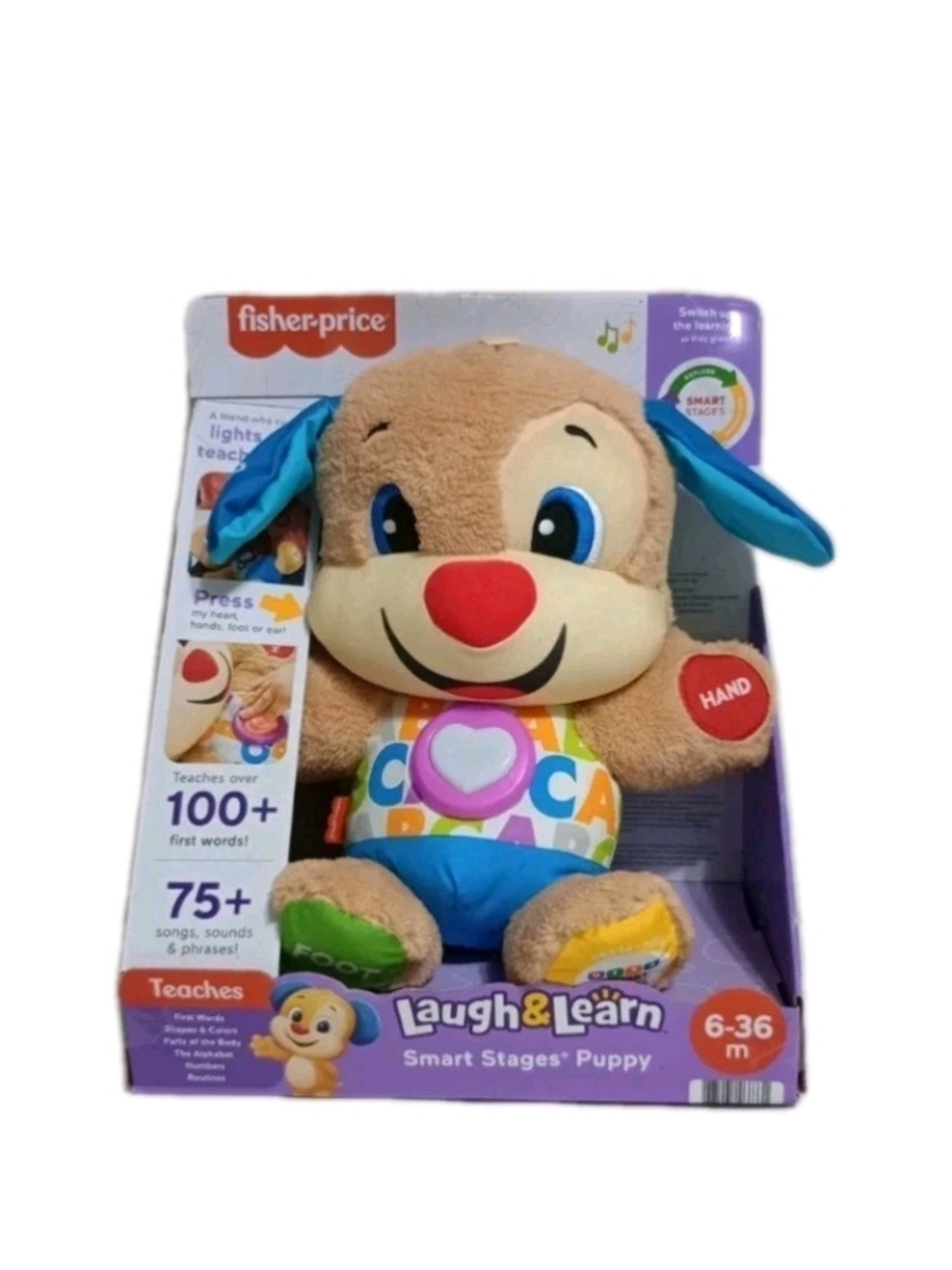 Fisher Price Laugh and Learn Smart Stages Puppy 75+ songs, sounds & phrases